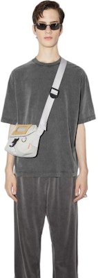 アクネ ストゥディオズ SS23 ヴィンテージウォッシュド オーバーサイズTシャツ グレー. CL0218BM0 Lookbook アクネ ストゥディオズ SS23 ヴィンテージウォッシュド オーバーサイズTシャツ グレー. CL0218BM0