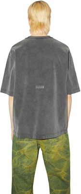 アクネ ストゥディオズ SS23 ヴィンテージウォッシュド オーバーサイズTシャツ グレー. CL0218BM0 Shop アクネ ストゥディオズ SS23 ヴィンテージウォッシュド オーバーサイズTシャツ グレー. CL0218BM0
