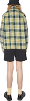 Shop Acne Studios 2023春夏绿色格子长袖胸袋衬衫 男女同款。 CB0049-CYV