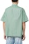 Shop Acne Studios 男士春夏系列绿色条纹贴布休闲短袖衬衫 CB0043-DCO