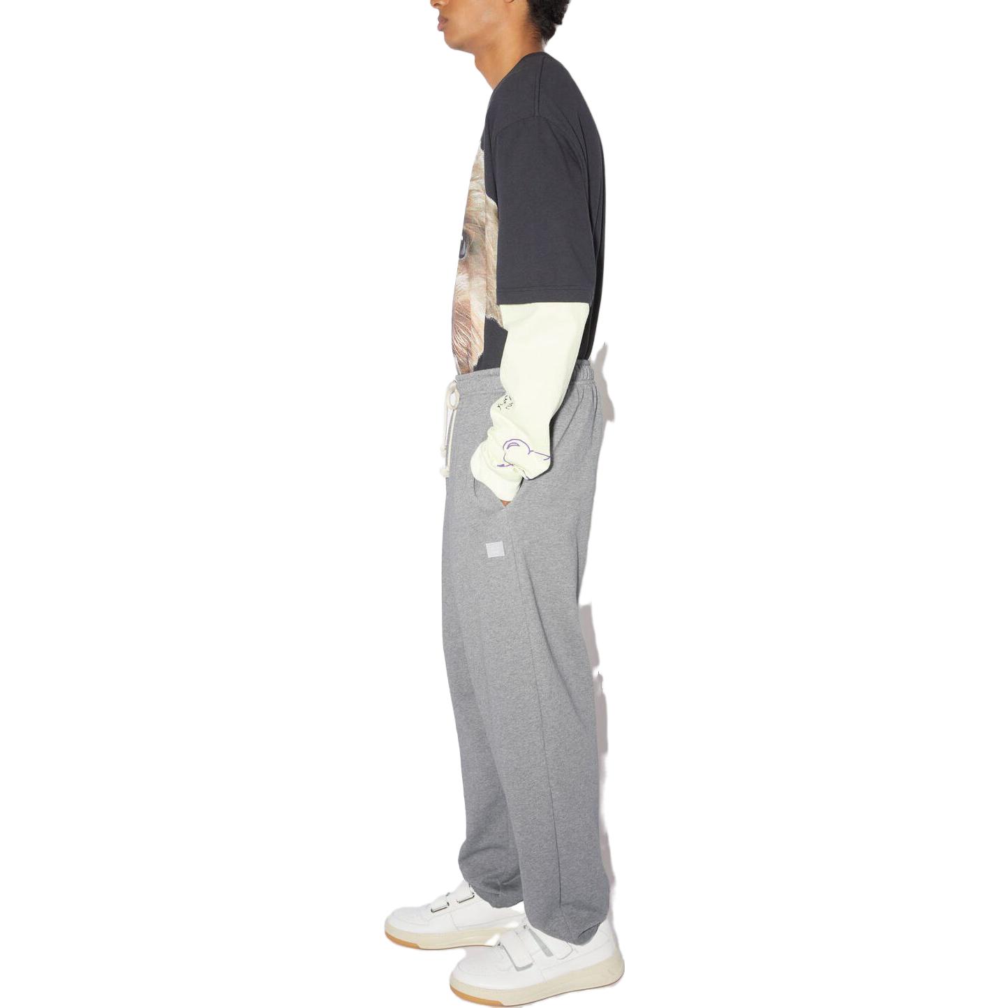 Purchase Acne Studios SS23 Joggers Unisex de Algodón Gris Claro con Cordón. CK0078-X92