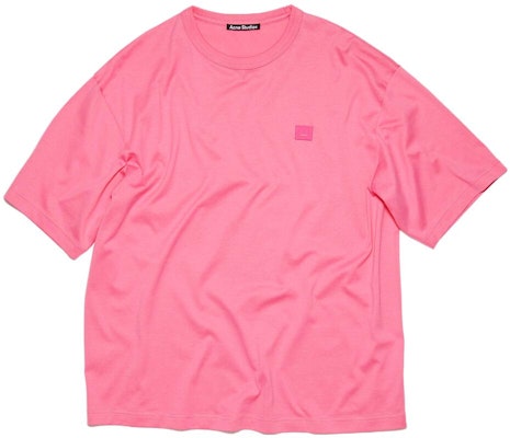 Acne Studios SS23 粉色笑臉標誌男女同款圓領T恤。 CL0206-ACV Buy Acne Studios SS23 粉色笑臉標誌男女同款圓領T恤。 CL0206-ACV