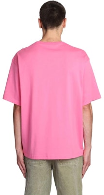 Acne Studios SS23 粉色笑臉標誌男女同款圓領T恤。 CL0206-ACV Sizing Acne Studios SS23 粉色笑臉標誌男女同款圓領T恤。 CL0206-ACV