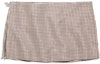 Buy Acne Studios SS23 Plaid Side-Zip Mini Skirt Brown AF0312-AIH