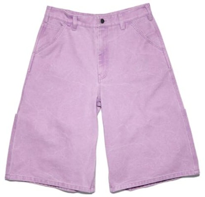 Acne Studios SS23 Purple Canvas Face Logo Relaxed Fit Shorts Unisex CE0036-DF9 Buy Acne Studios SS23 Purple Canvas Face Logo Relaxed Fit Shorts Unisex CE0036-DF9