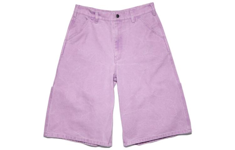 Order Acne Studios SS23 Purple Canvas Face Logo Relaxed Fit Shorts Unisex CE0036-DF9