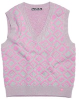 Acne Studios SS23 Smiley Face V-Neck Vest Bulu Kambing Unisex C60069-DFN Order Acne Studios SS23 Smiley Face V-Neck Vest Bulu Kambing Unisex C60069-DFN