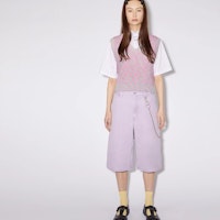 Acne Studios SS23 Smiley Face V-Neck Vest Bulu Kambing Unisex C60069-DFN Lookbook Acne Studios SS23 Smiley Face V-Neck Vest Bulu Kambing Unisex C60069-DFN