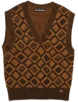 Acne Studios SS23 Smiley Face V-Neck Vest Bulu Kambing Unisex C60069-DFN Purchase Acne Studios SS23 Smiley Face V-Neck Vest Bulu Kambing Unisex C60069-DFN