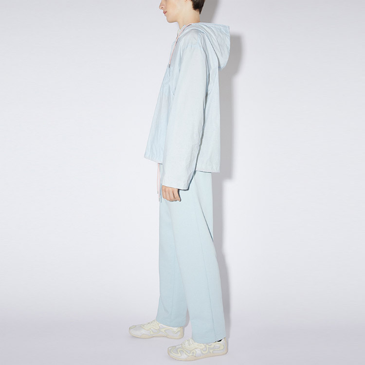 Purchase Acne Studios SS23 男士純色抽繩連帽外套霧藍色 B90689-AAT