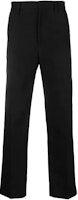 Acne Studios SS23 Solid Straight-Leg Casual Pants - Black BK0496-900 Acne Studios SS23 Solid Straight-Leg Casual Pants - Black BK0496-900