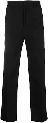 아크네 스튜디오 SS23 솔리드 스트레이트 레그 캐주얼 팬츠 - 블랙 BK0496-900 Buy 아크네 스튜디오 SS23 솔리드 스트레이트 레그 캐주얼 팬츠 - 블랙 BK0496-900