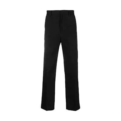 Acne Studios SS23 Solid Straight-Leg Casual Pants - Black BK0496-900