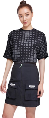 Acne Studios SS23 Square Print Unisex Casual Crewneck T-Shirt Black. CL0178-900 Details for Acne Studios SS23 Square Print Unisex Casual Crewneck T-Shirt Black. CL0178-900