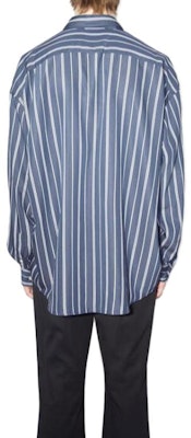 Acne Studios SS23 藍色條紋長袖襯衫 男裝 BB0541-AUZ Shop Acne Studios SS23 藍色條紋長袖襯衫 男裝 BB0541-AUZ
