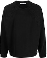 Acne Studios SS23 Unisex Black Crewneck Pullover Sweatshirt CI0127-900 Acne Studios SS23 Unisex Black Crewneck Pullover Sweatshirt CI0127-900