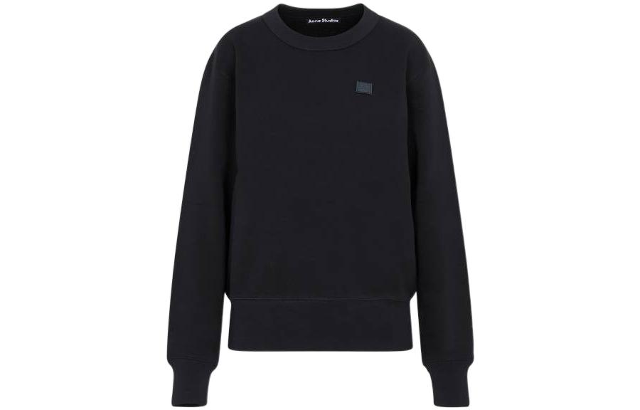 Order Acne Studios SS23 Sudadera Negra Unisex Diseño Liso. CI0131-900