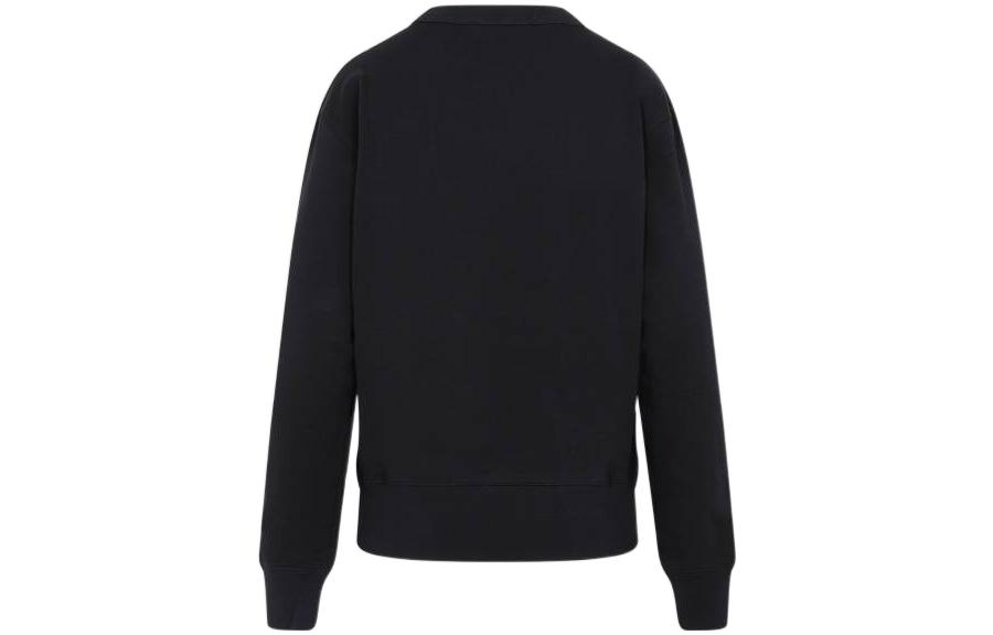 Lookbook Acne Studios SS23 Sudadera Negra Unisex Diseño Liso. CI0131-900