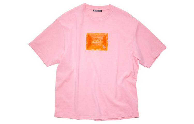 Acne Studios SS23 Unisex Inflatable Detail T-Shirt Bubblegum Pink. CL0184-BQU
