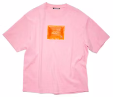 Acne Studios SS23 Unisex Inflatable Detail T-Shirt Bubblegum Pink. CL0184-BQU Acne Studios SS23 Unisex Inflatable Detail T-Shirt Bubblegum Pink. CL0184-BQU