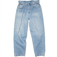 Acne Studios SS23 Unisex Loose Fit Adjustable Denim Jeans Light Blue. C00039-228 Acne Studios SS23 Unisex Loose Fit Adjustable Denim Jeans Light Blue. C00039-228