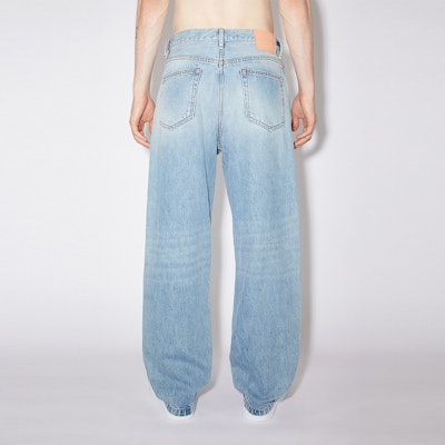 アクネ ストゥディオズ SS23 ユニセックス ルーズフィット 調節可能 デニムジーンズ ライトブルー C00039-228 Shop アクネ ストゥディオズ SS23 ユニセックス ルーズフィット 調節可能 デニムジーンズ ライトブルー C00039-228