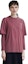 Sizing Acne Studios SS23 Unisex Loose Fit Layered Long Sleeve T-Shirt Burgundy CL0100-ACD