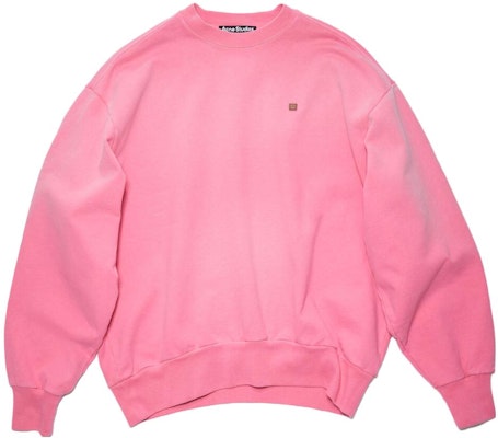Acne Studios SS23 Unisex Pink Crewneck Sweatshirt Pullover. CI0112-BQU Order Acne Studios SS23 Unisex Pink Crewneck Sweatshirt Pullover. CI0112-BQU