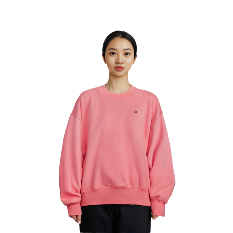 Purchase Acne Studios SS23 男女同款粉色圆领套头衫卫衣. CI0112-BQU