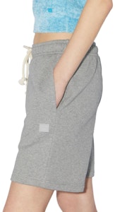 아크네 스튜디오 SS23 유니섹스 솔리드 루즈핏 쇼츠 블랙/그레이/말차. CE0034-900 Sizing 아크네 스튜디오 SS23 유니섹스 솔리드 루즈핏 쇼츠 블랙/그레이/말차. CE0034-900