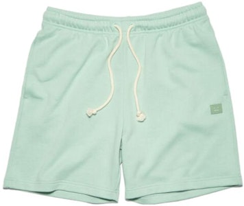 아크네 스튜디오 SS23 유니섹스 솔리드 루즈핏 쇼츠 블랙/그레이/말차. CE0034-900 2