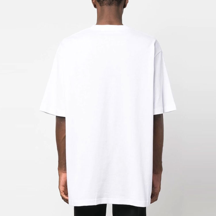 Acne Studios SS23 White Graphic Print Crewneck Short Sleeve T-Shirt Men BL0348-183 圖 4