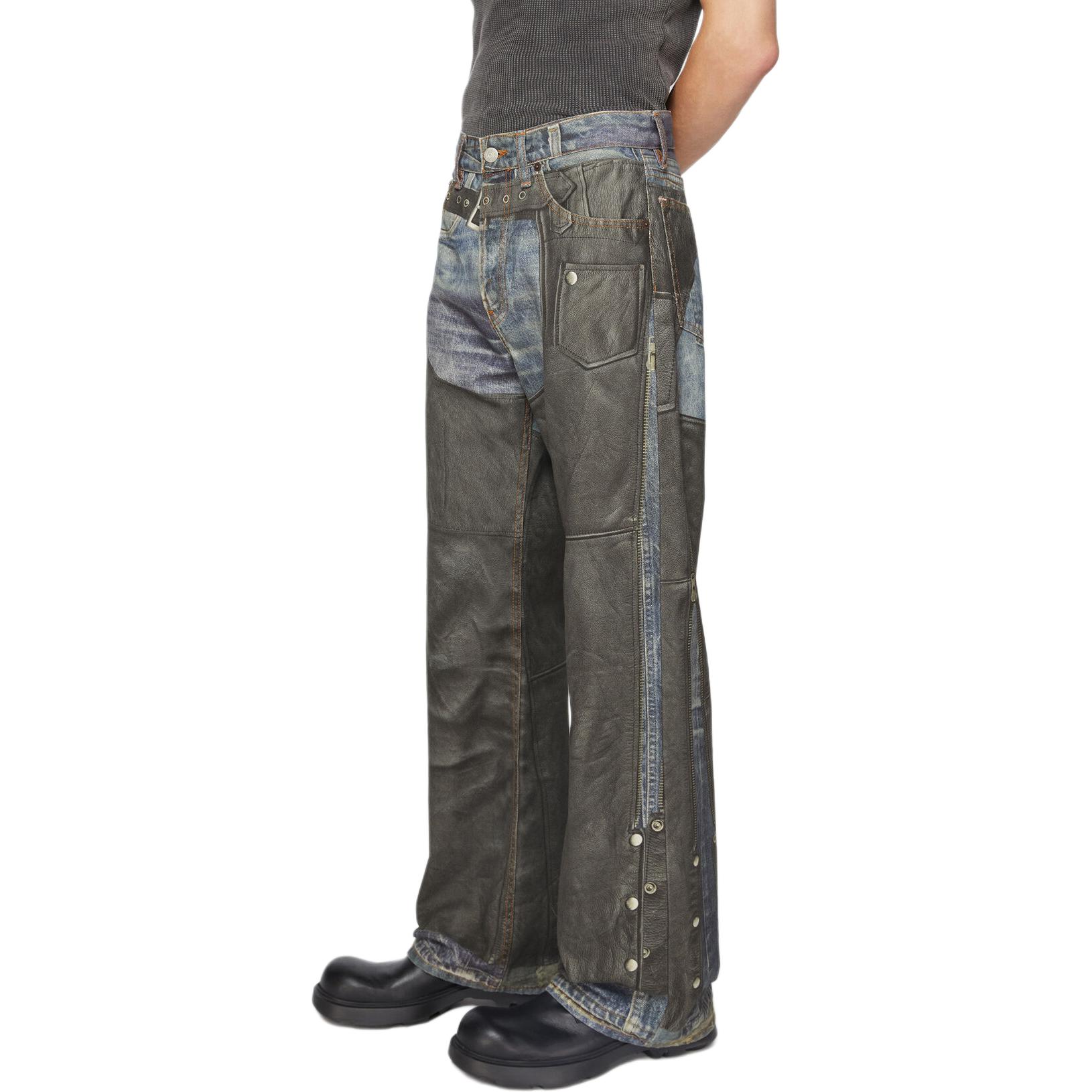 Purchase Acne Studios SS24 3D Print Distressed Denim Jeans Unisex - Blue. BK0606-AIL