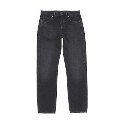 Acne Studios SS24 Black 1996 Vintage Straight-Leg Multi-Pocket Jeans. B00362-900