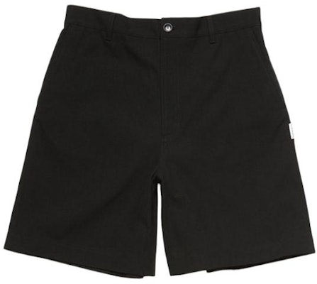 Acne Studios SS24 Black Mid-Rise Straight-Leg Casual Shorts. BE0141-900 Order Acne Studios SS24 Black Mid-Rise Straight-Leg Casual Shorts. BE0141-900
