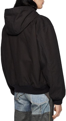 Acne Studios SS24 Black Oversized Zip Hoodie Bomber Jacket. B90754-900 Shop Acne Studios SS24 Black Oversized Zip Hoodie Bomber Jacket. B90754-900