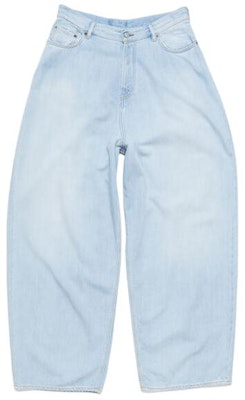 アクネ ストゥディオズ SS24 ハイウエスト ウォッシュド ルーズフィット ジーンズ ライトブルー B00335-228 Buy アクネ ストゥディオズ SS24 ハイウエスト ウォッシュド ルーズフィット ジーンズ ライトブルー B00335-228