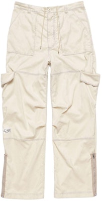 Acne Studios SS24 Loose Fit Mid-Rise Straight Zip Cargo Pants Beige BK0574-AEK Order Acne Studios SS24 Loose Fit Mid-Rise Straight Zip Cargo Pants Beige BK0574-AEK