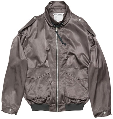 アクネ ストゥディオズ SS24 エポレット付きルーズフィットジップジャケット グレー B90743-DLH Order アクネ ストゥディオズ SS24 エポレット付きルーズフィットジップジャケット グレー B90743-DLH