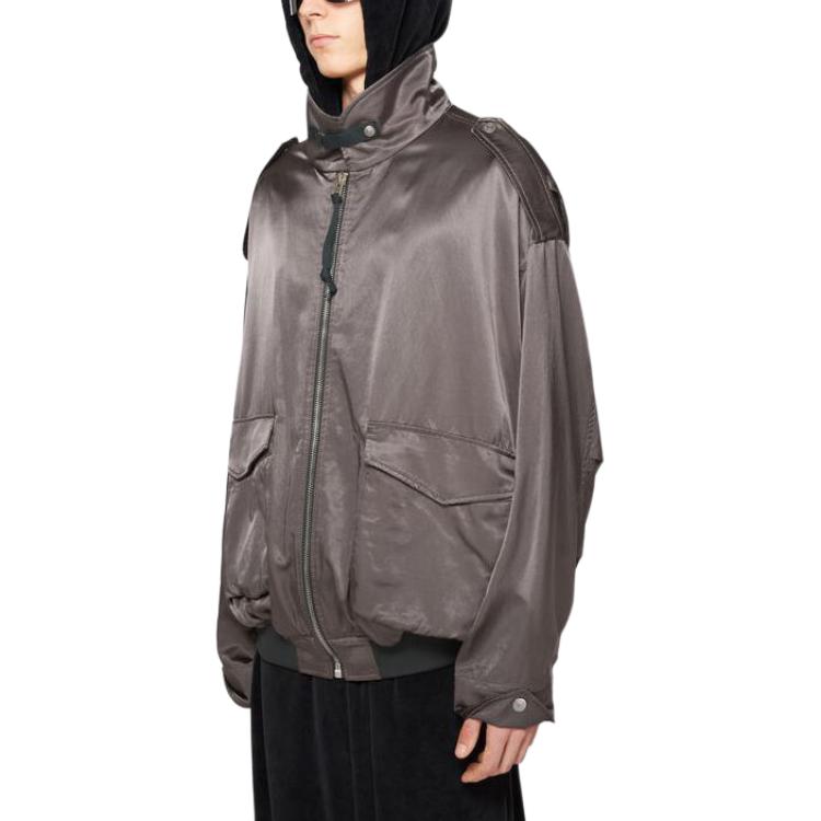 Purchase アクネ ストゥディオズ SS24 エポレット付きルーズフィットジップジャケット グレー B90743-DLH