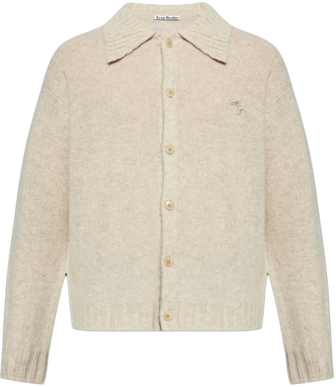 acne-studios-ss-24-oversized-beige-button-up-collar-knit-sweater-b60294-x92