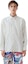 Sizing Acne Studios SS24 Oversized Logo Print Long Sleeve Shirt Grey White BB0571-AEG