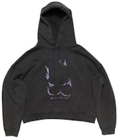 Acne Studios SS24 Oversized Skeleton Print Hoodie Faded Black. CI0165-BM0 Acne Studios SS24 Oversized Skeleton Print Hoodie Faded Black. CI0165-BM0