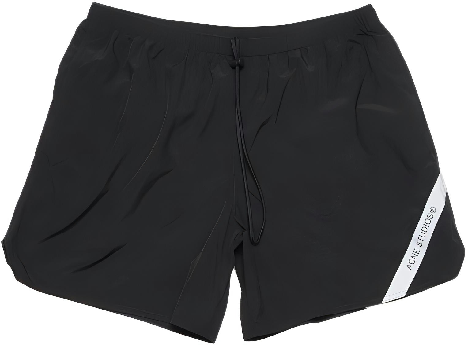 acne-studios-ss-24-reflective-relaxed-fit-elastic-waist-shorts-black-bj-0020-900