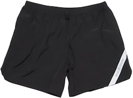 Acne Studios SS24 Reflective Relaxed Fit Elastic Waist Shorts - Black. BJ0020-900 Acne Studios SS24 Reflective Relaxed Fit Elastic Waist Shorts - Black. BJ0020-900