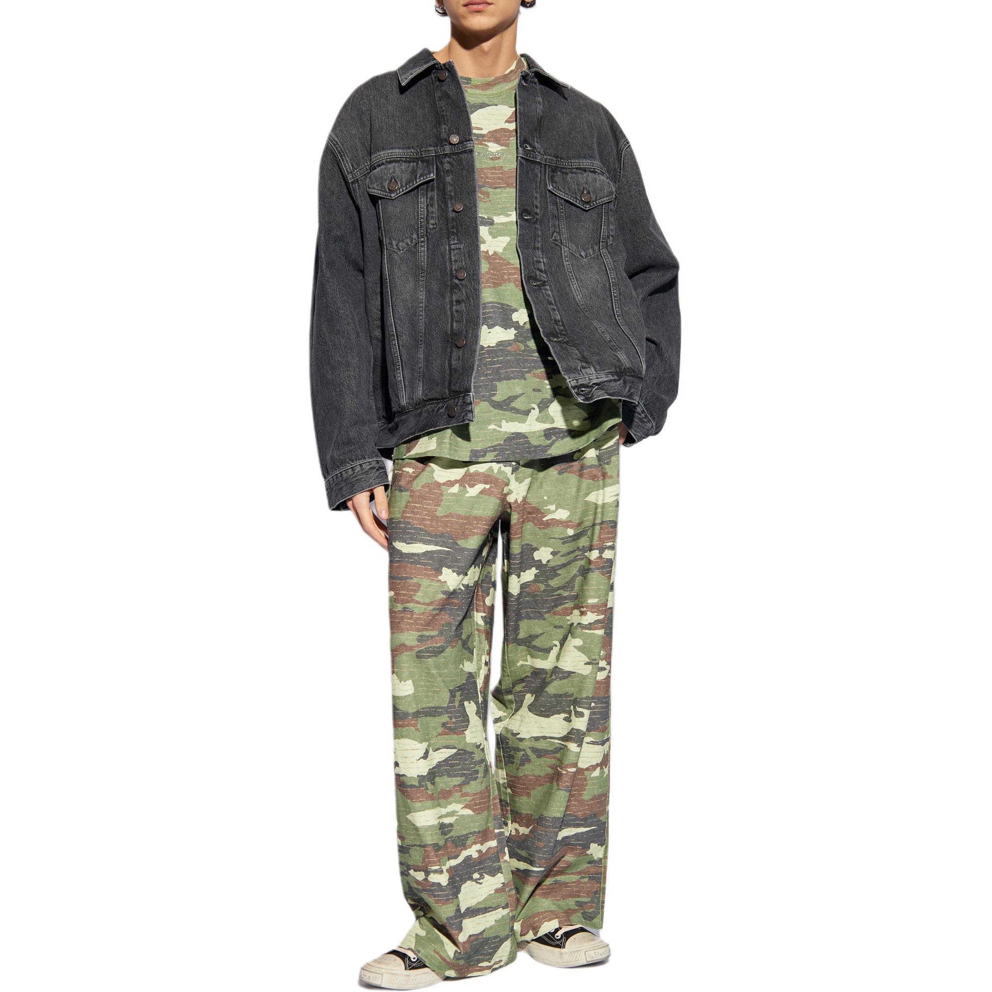 Purchase Acne Studios SS24 Chaqueta Negra Lavada de Botón Simple. C90167-900