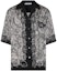 Buy Acne Studios SS24 All-Over Print Colorblock Cuban Collar Shirt Unisex Black. BB0587-BM9