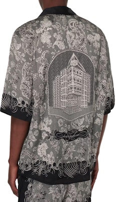 Acne Studios SS24 All-Over Print Colorblock Cuban Collar Shirt Unisex Black. BB0587-BM9 Purchase Acne Studios SS24 All-Over Print Colorblock Cuban Collar Shirt Unisex Black. BB0587-BM9