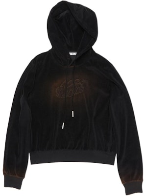 Acne Studios SS24 黑色噴染細節壓紋Logo連帽衫,男女皆宜。 CI0162-900 Order Acne Studios SS24 黑色噴染細節壓紋Logo連帽衫,男女皆宜。 CI0162-900