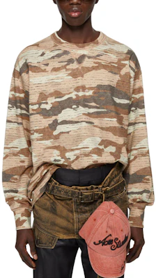 Sudadera Hombre Acne Studios SS24 Marrón Oversize con Logo de Brillantes BI0194-CA8 Lookbook Sudadera Hombre Acne Studios SS24 Marrón Oversize con Logo de Brillantes BI0194-CA8